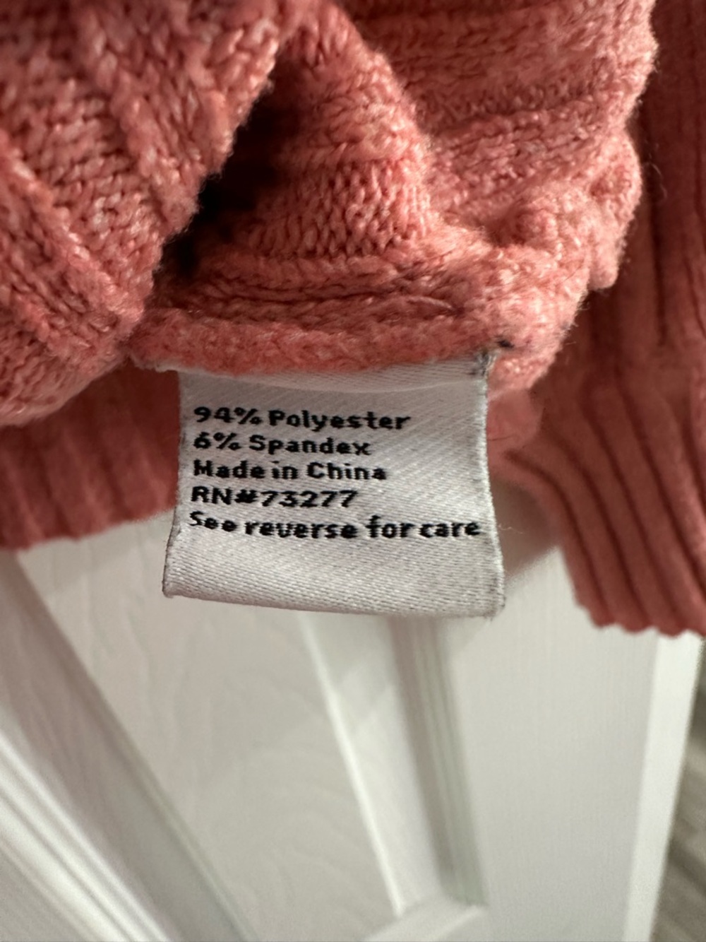 Nine West Coral Ribbed Button-Front Women's Sweater - Picture 4 of 7